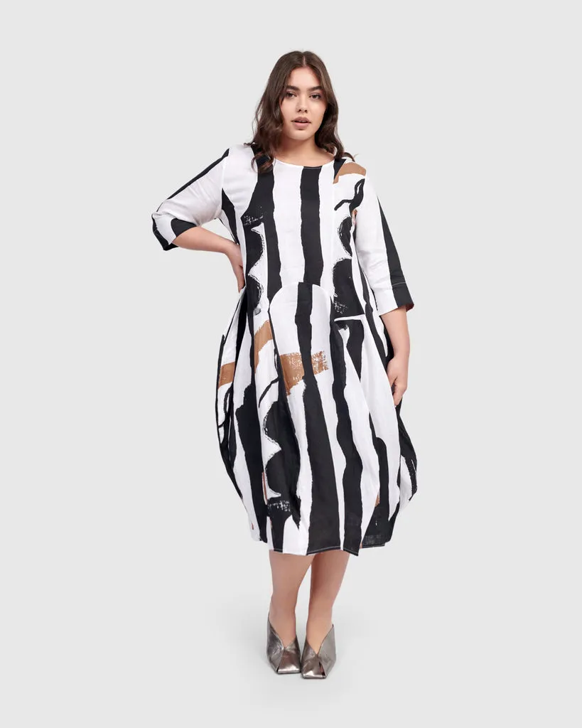 alembika-urban-melbourne-relaxed-dress-kleid-zebra image 1