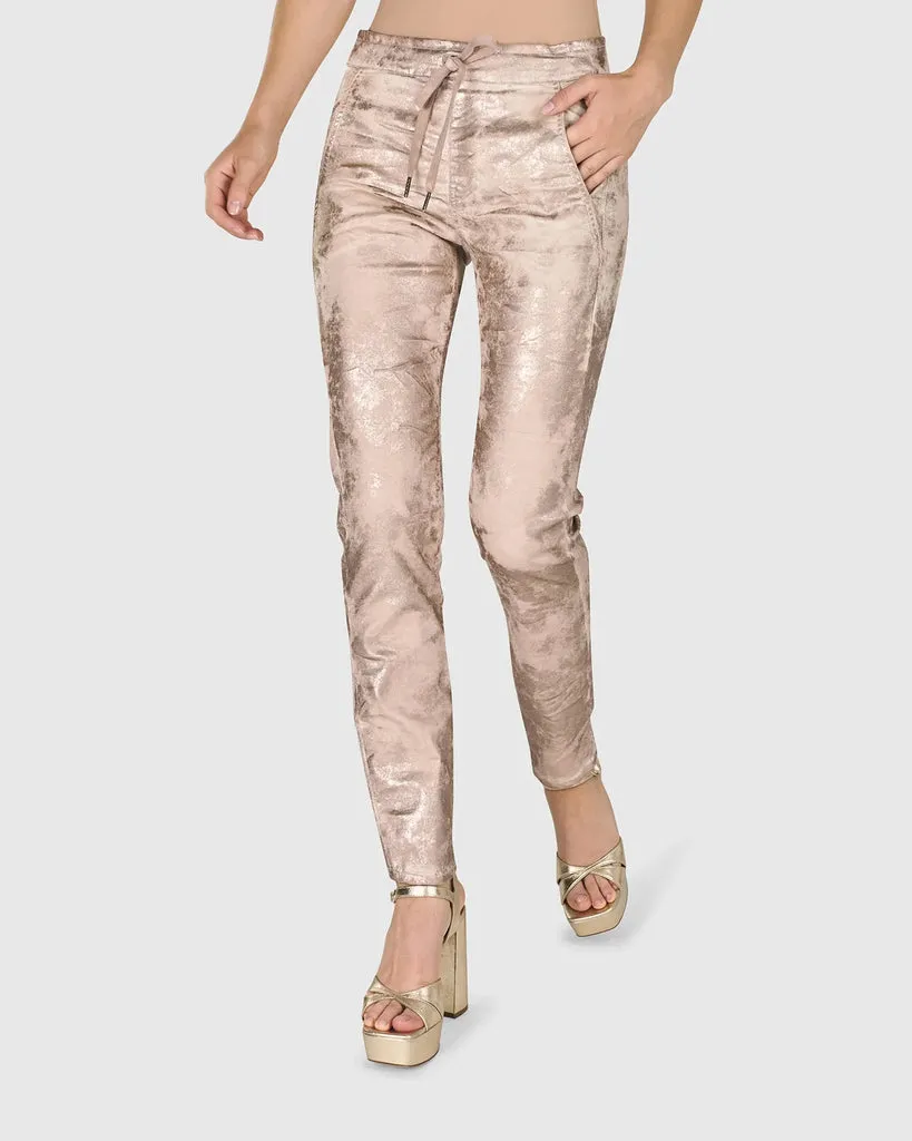 alembika-iconic-stretch-jeans-rose-gold-nude-damen-jeans image 1