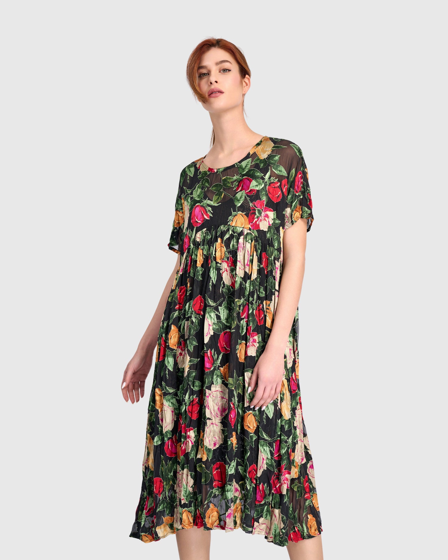 alembika-night-in-the-garden-kleid-sheer-floral-midi image 3
