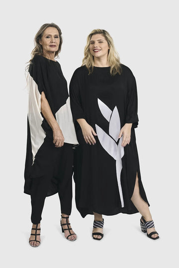 alembika-lotus-caftan-kleid-schwarz image 8