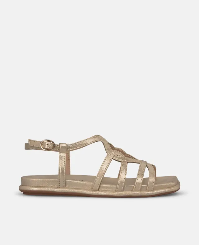 alma-en-pena-alfa-63595-t-riemen-sandalen-flach-strass-dorado-plateau-2-cm image 1