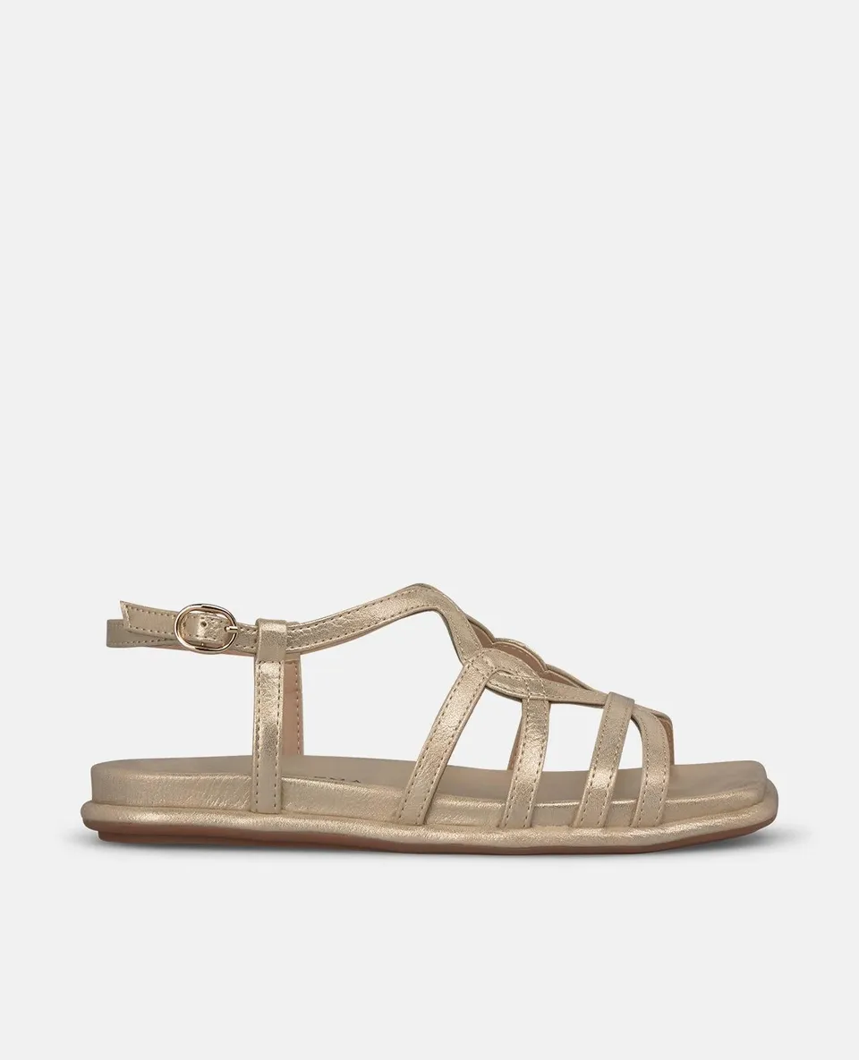 alma-en-pena-alfa-63595-t-riemen-sandalen-flach-strass-dorado-plateau-2-cm image 1