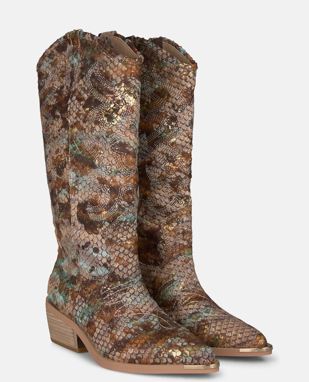 alma-en-pena-special-cowboy-boot-cowboystiefel-camel-5-cm-35-cm-schaft image 2
