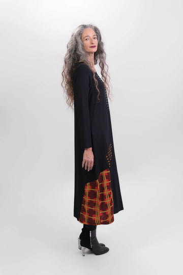 alembika-misto-swing-maxi-dress-damen-maxikleid-multi image 5
