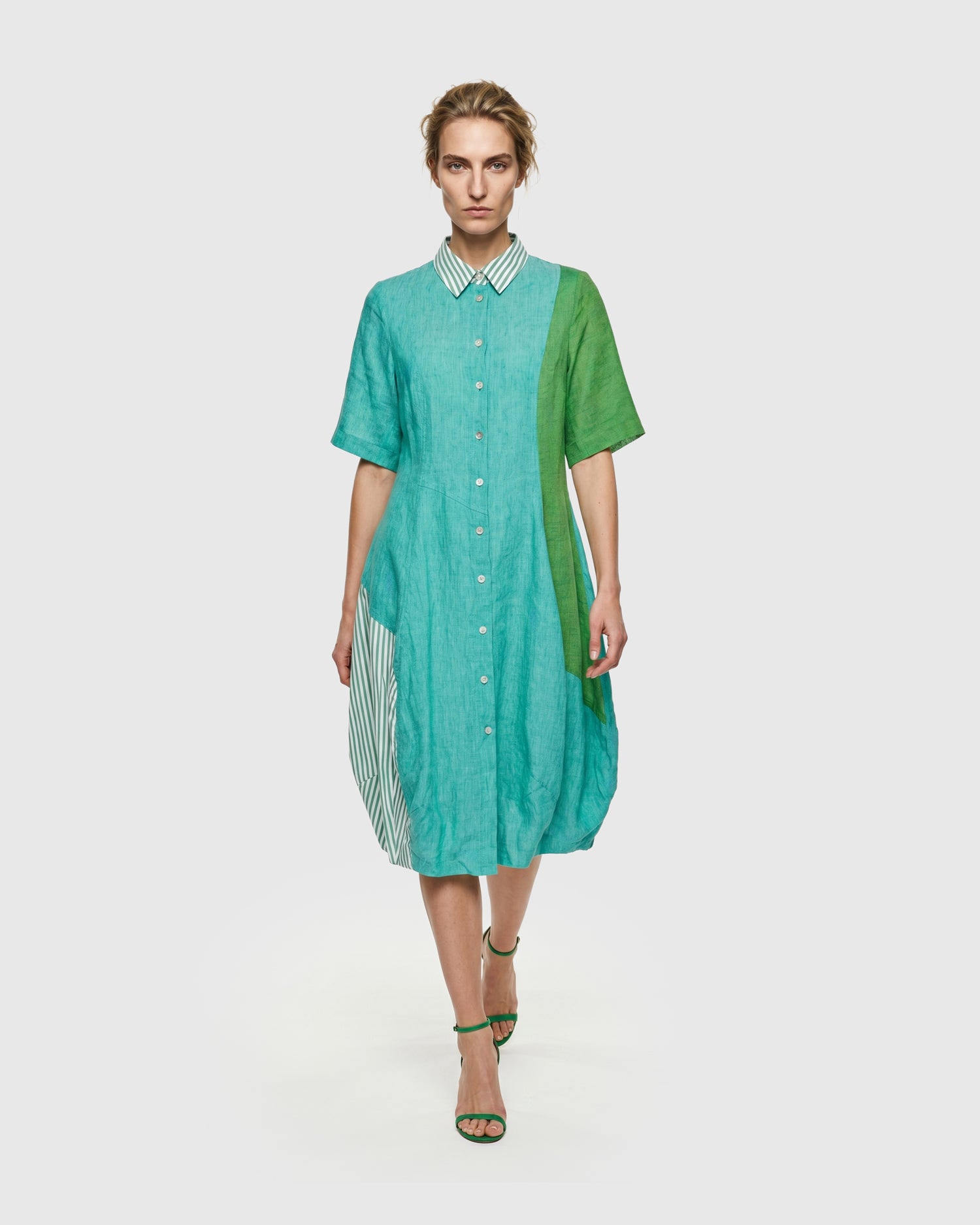 alembika-barb-linen-shirtdress-teal-mix image 5