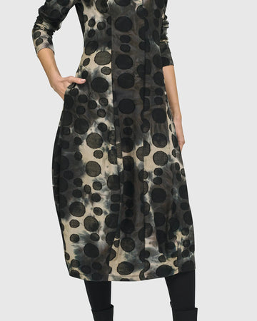 alembika-bermuda-cocoon-midi-kleid-coffee image 4