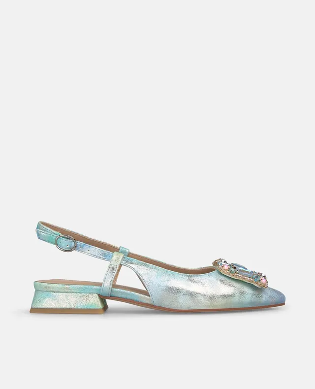 alma-en-pena-slingballerinas-2-cm-absatz-blau-metallic image 1
