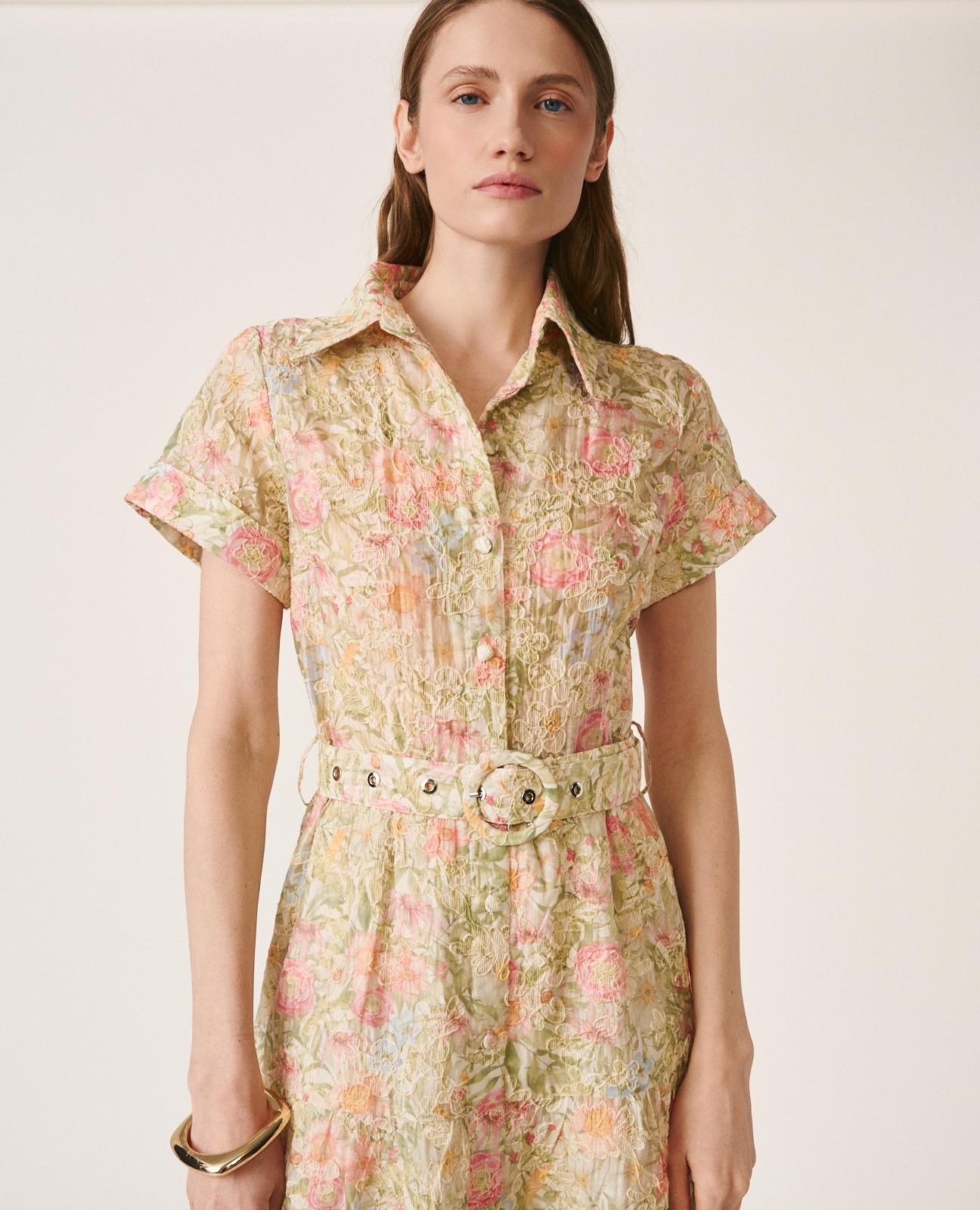 alma-en-pena-waisted-dress-midi-kleid-floral-mit-g-rtel image 2