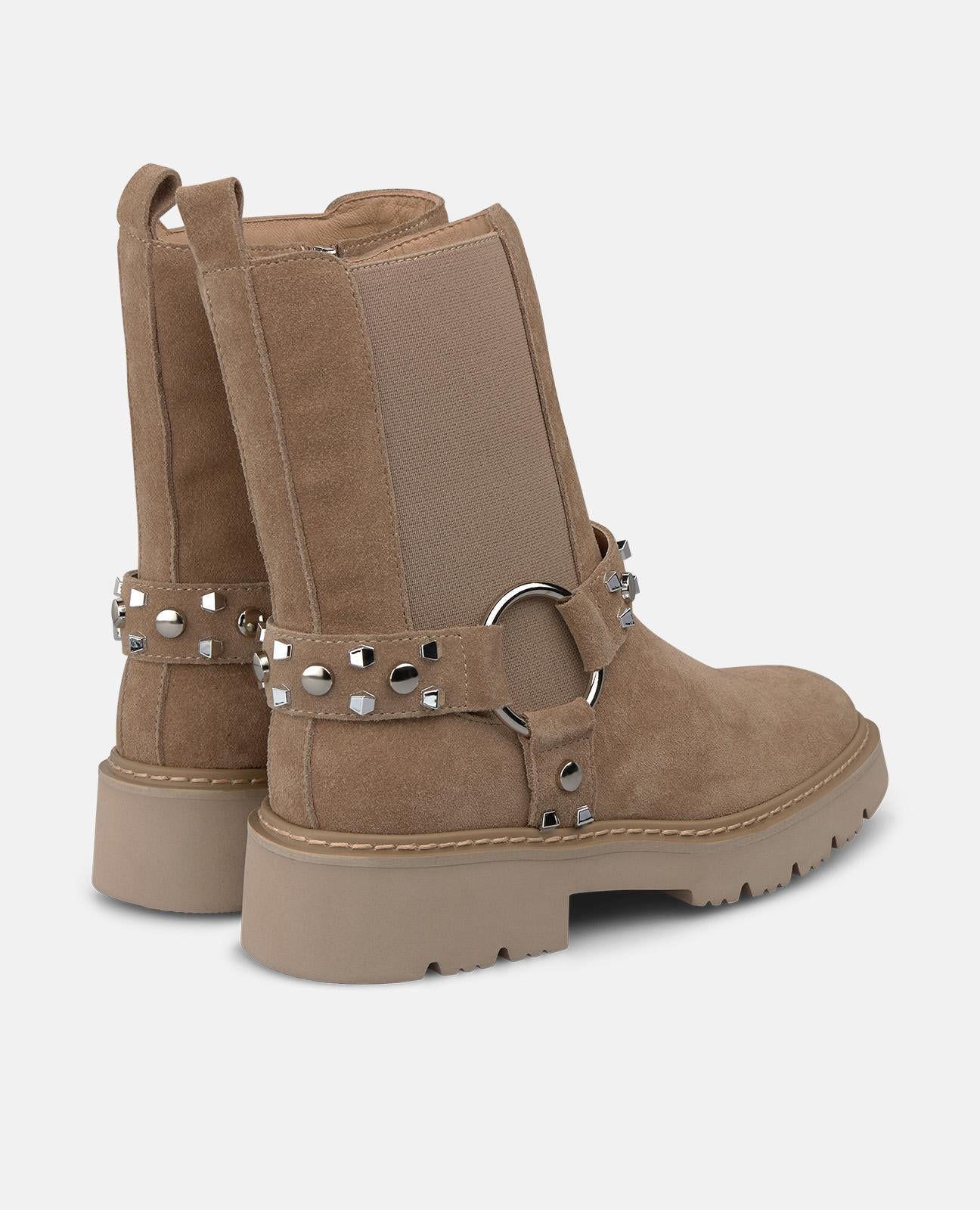 alma-en-pena-chelsea-ankle-boots-wildleder-vison-4-cm image 3