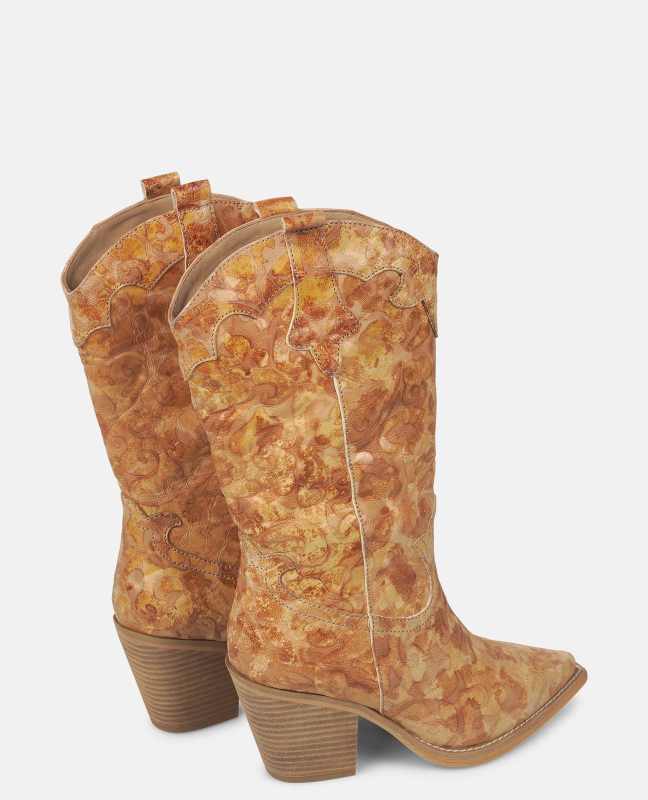 alma-en-pena-embroidered-half-boot-stiefelette-arena-24-cm-schaft-8-cm-absatz image 3