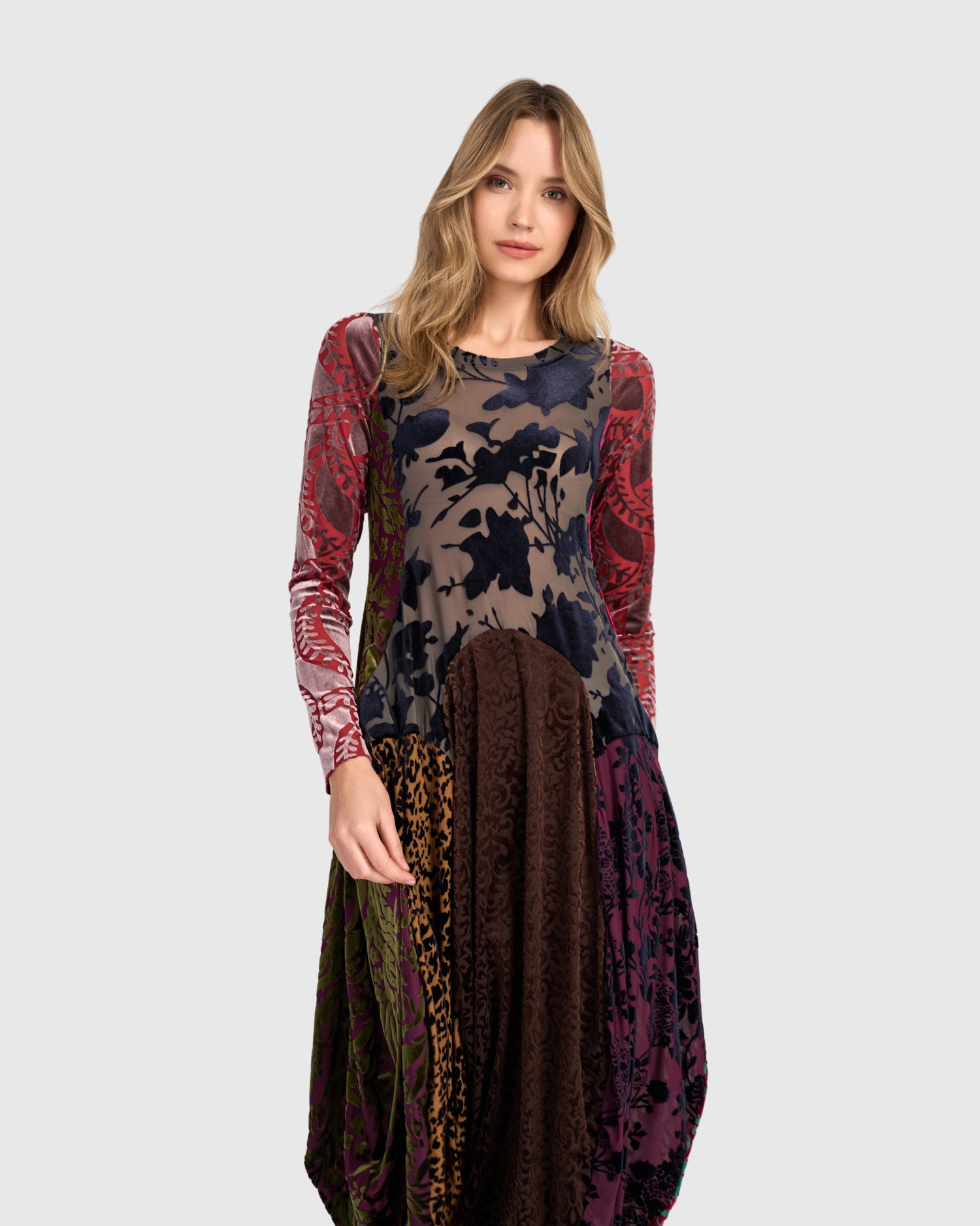 alembika-heirloom-crew-cocoon-kleid-jewel-multi image 3