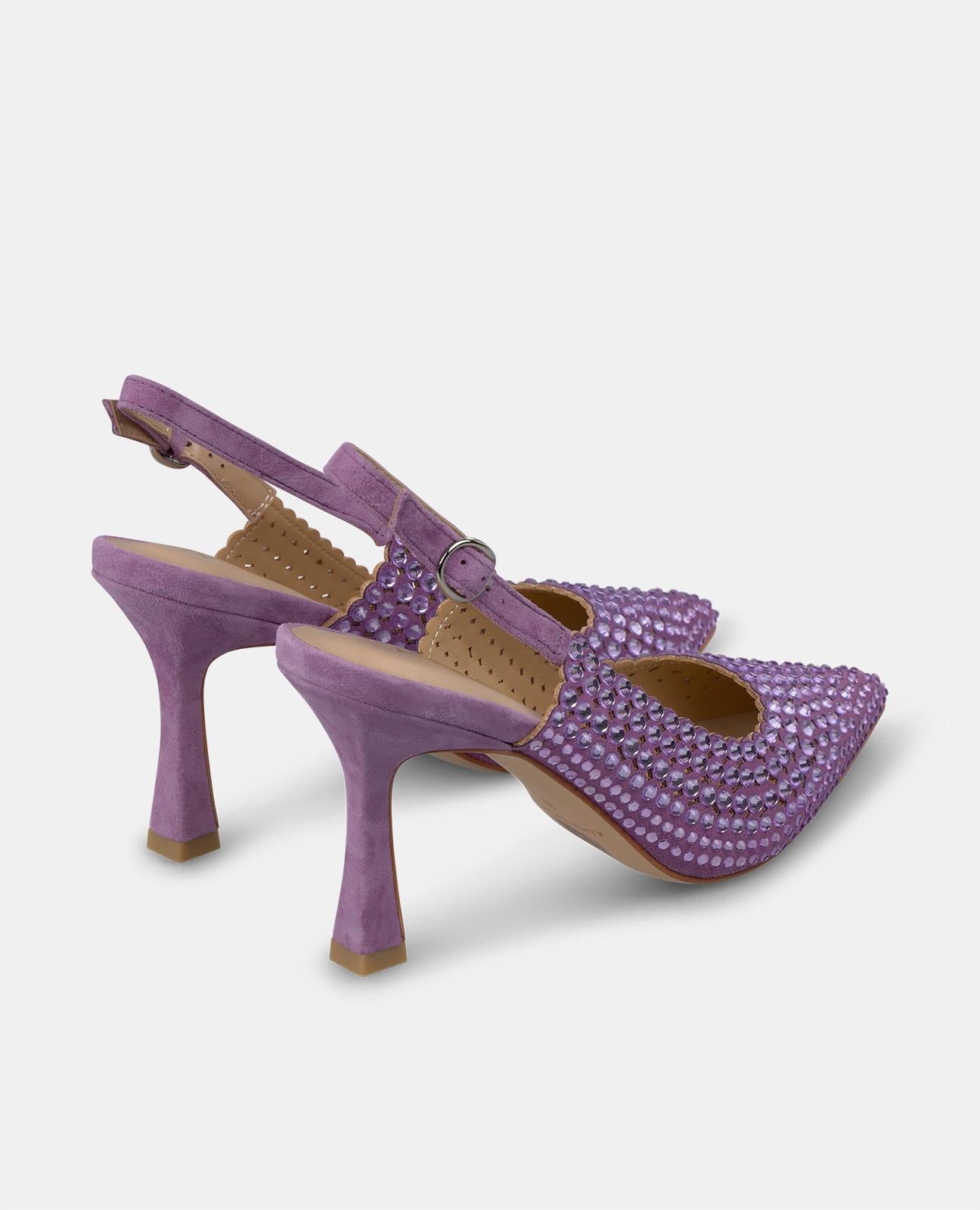 alma-en-pena-high-heel-pumps-violeta-9-cm-mit-strass-schnalle image 4