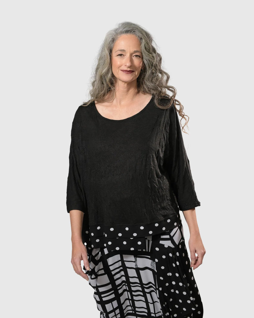 alembika-slay-the-day-crinkle-knit-top-damen-tunika-top image 1