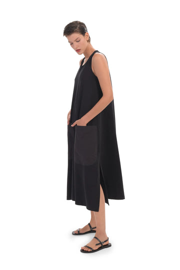 alembika-urban-pocket-tank-maxikleid-schwarz image 4