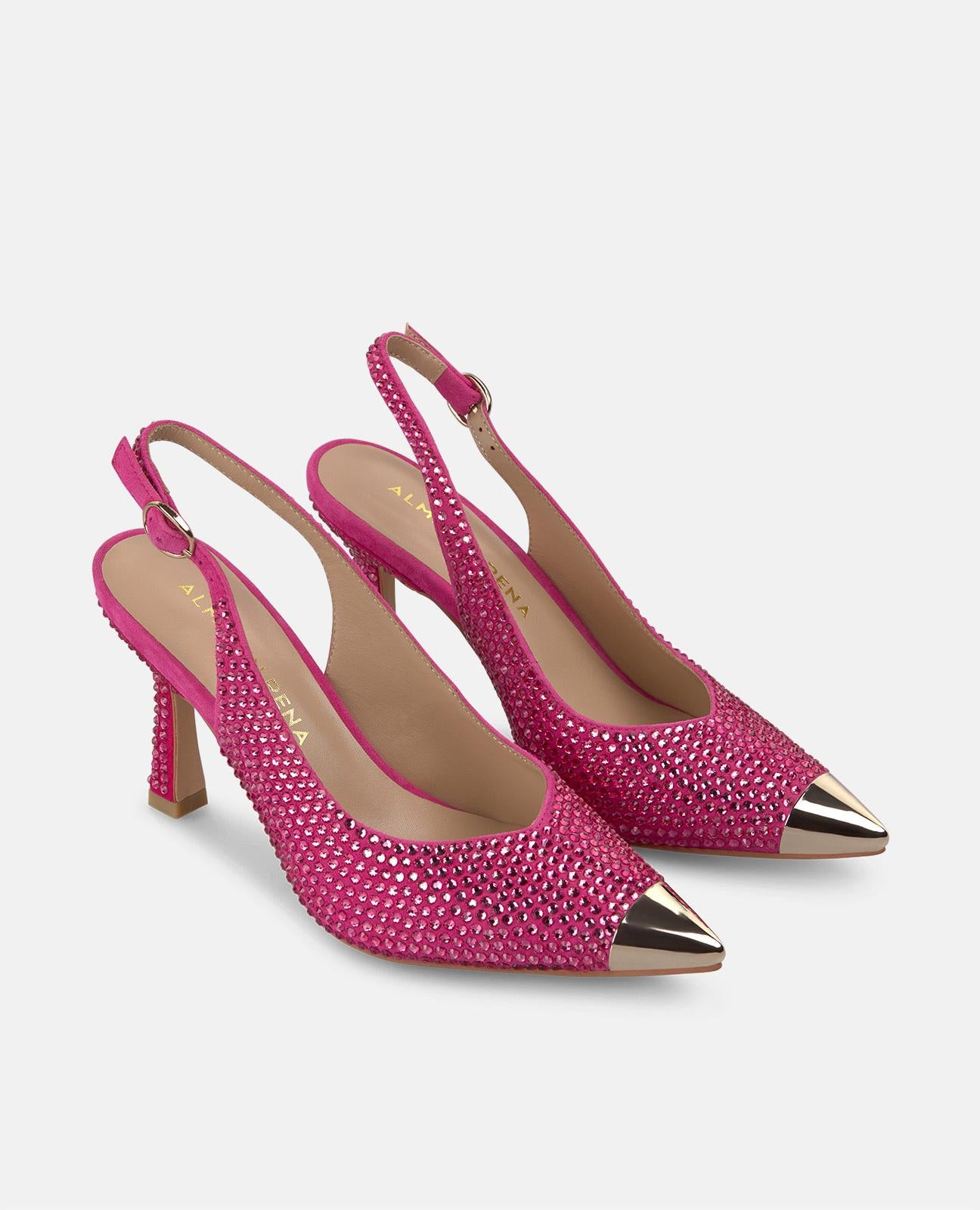 alma-en-pena-metallic-toe-cap-pumps-fuchsia-9-cm image 3