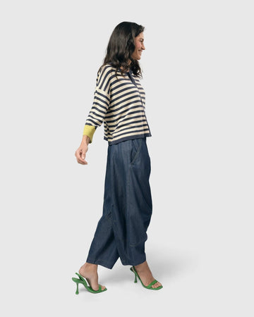 alembika-everywhere-wide-leg-hose-denim-blue-weite-baumwollhose image 7