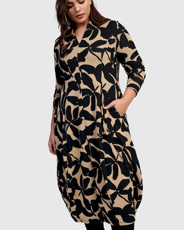 alembika-honore-cocoon-kleid-blackout image 3