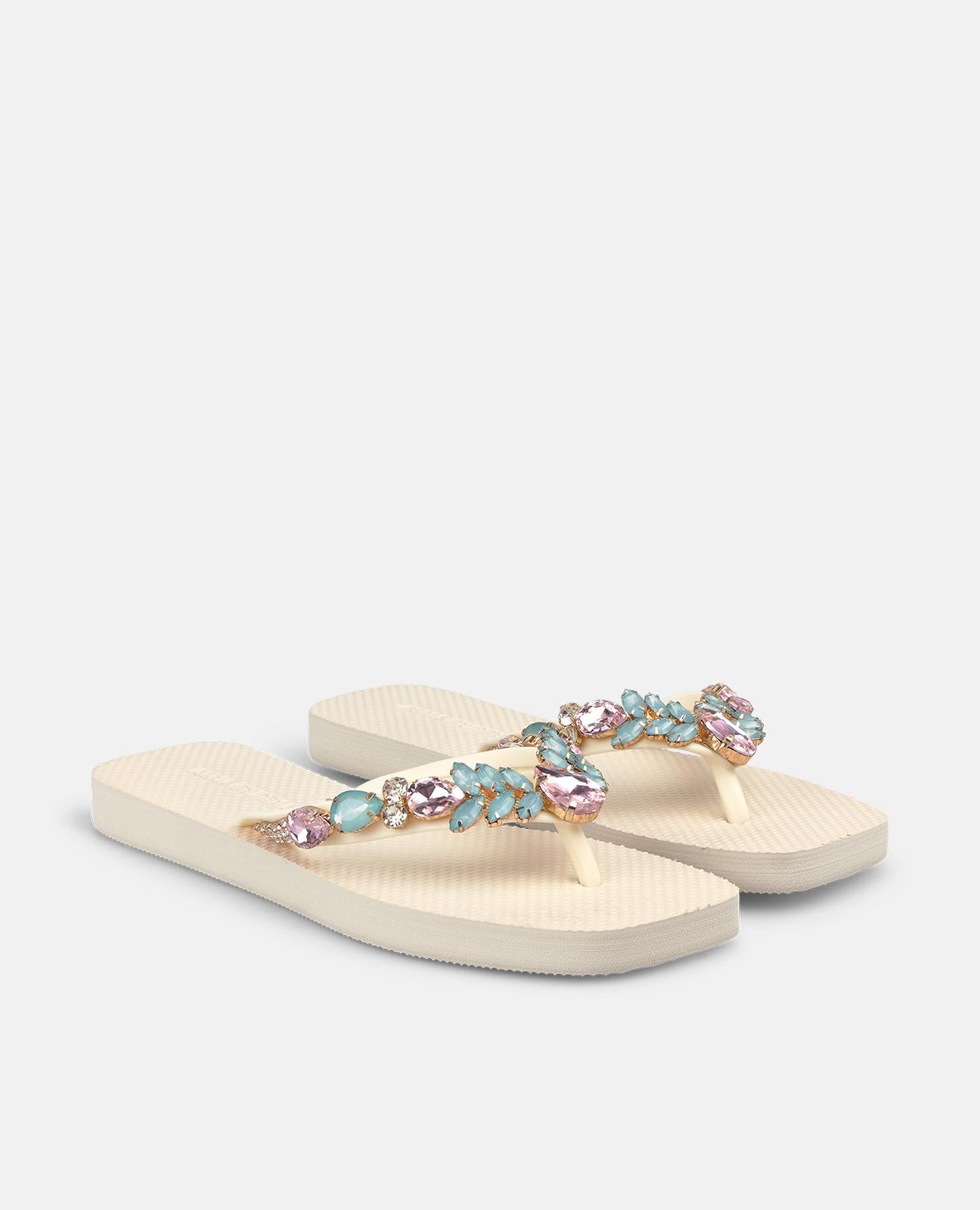 alma-en-pena-flache-zehentrenner-wei-e-t-riemen-sandalen-mit-strass-2-cm image 2