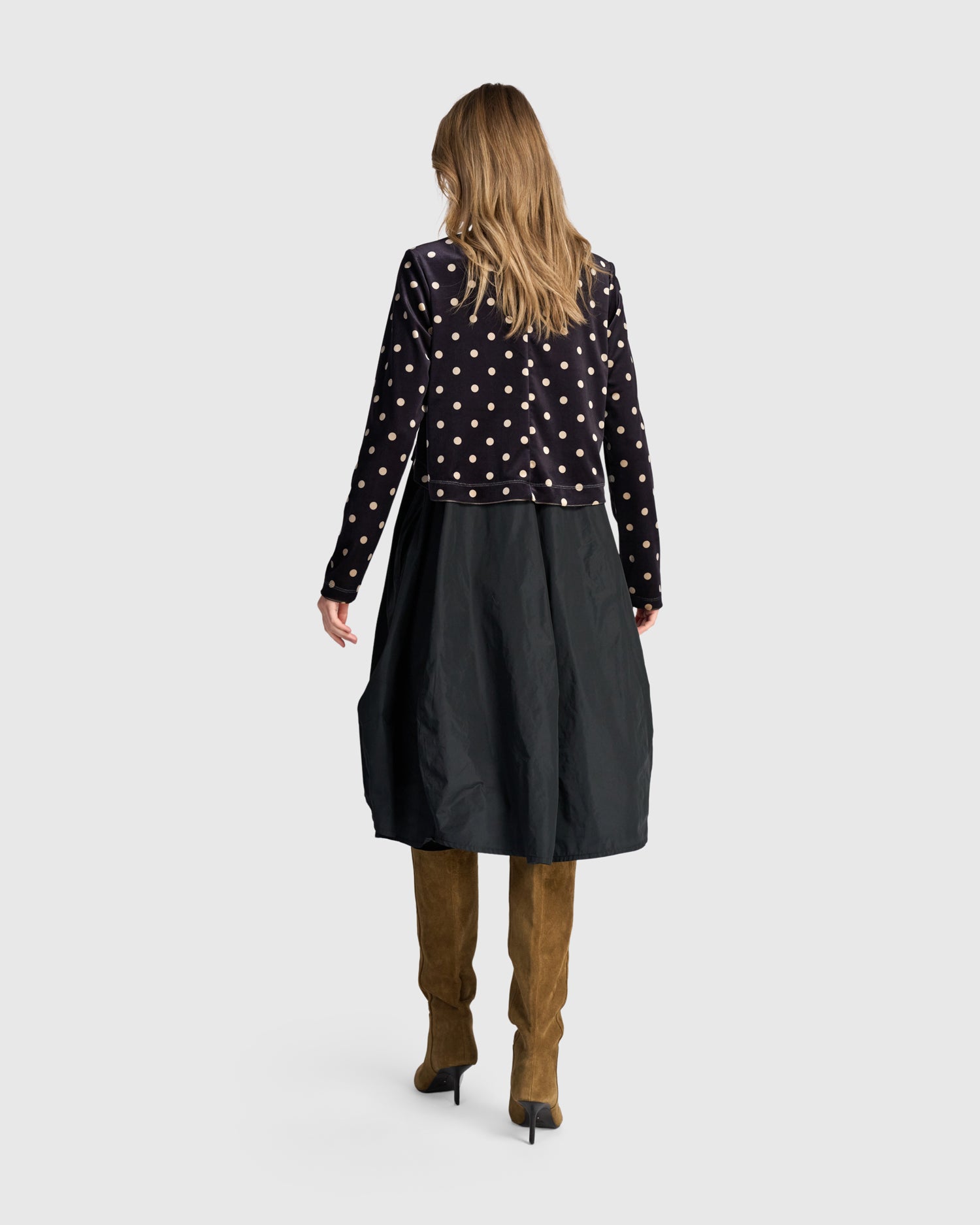 alembika-starfall-cardi-kleid-schwarz-dots image 4