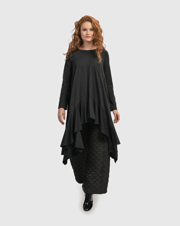 alembika-urban-spice-of-life-hi-lo-trapeze-top-damen-schwarz image 5