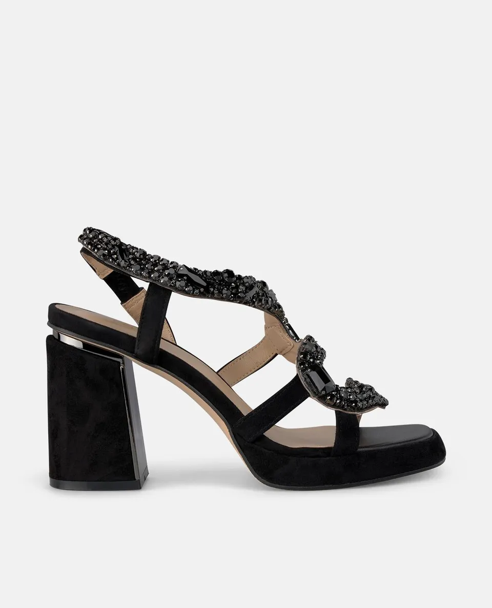 alma-en-pena-snake-rhinestone-heel-sandal-sandalette-schwarz-8-5-cm image 1
