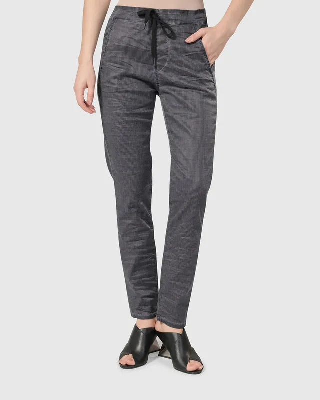 alembika-pinstripe-iconic-stretch-jeans-damen-navy image 1