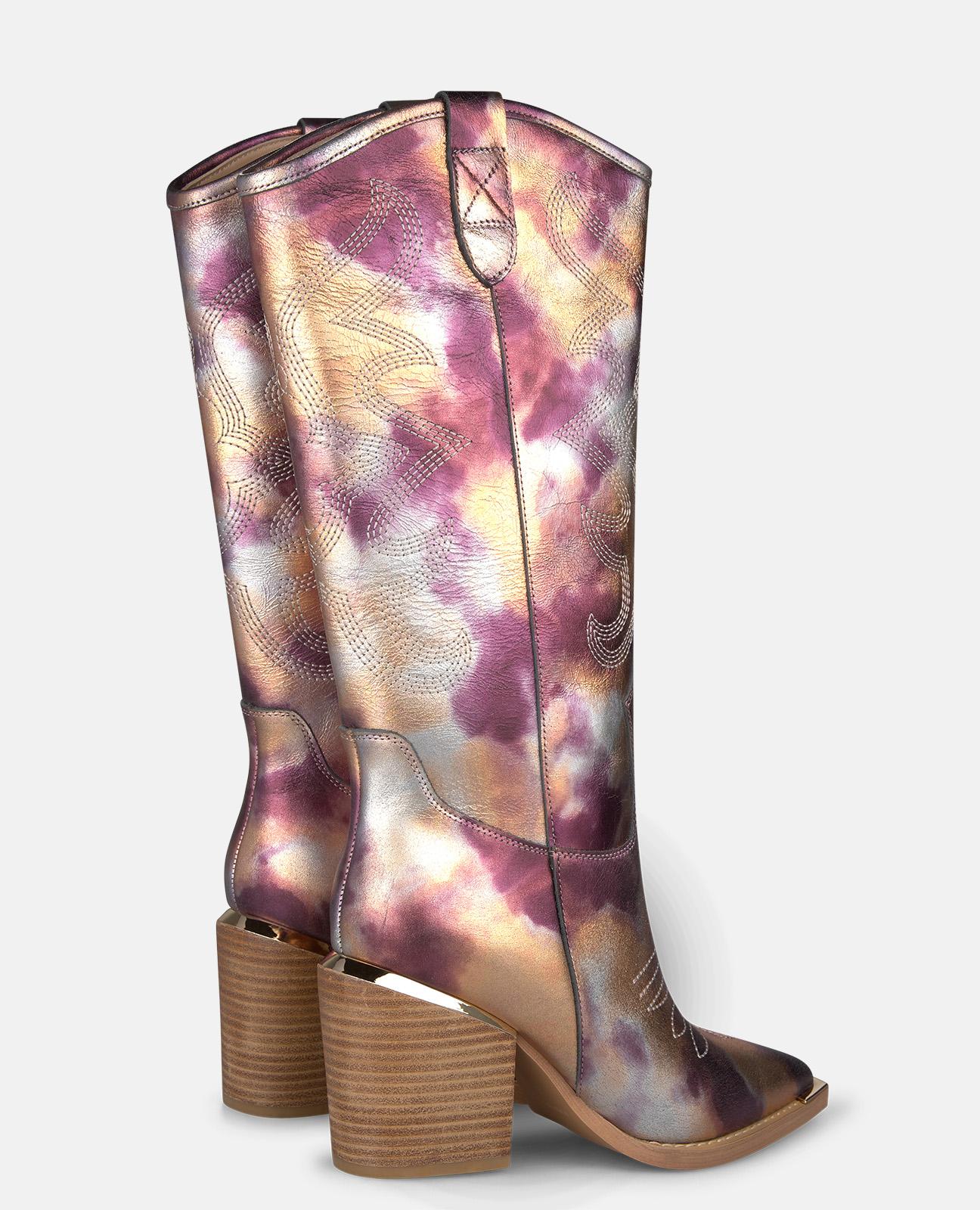 alma-en-pena-country-stiefel-lila-7-5-cm-hoher-schaft-38-cm image 3