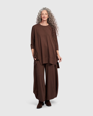 alembika-essential-oversized-trapeze-top-umber image 2