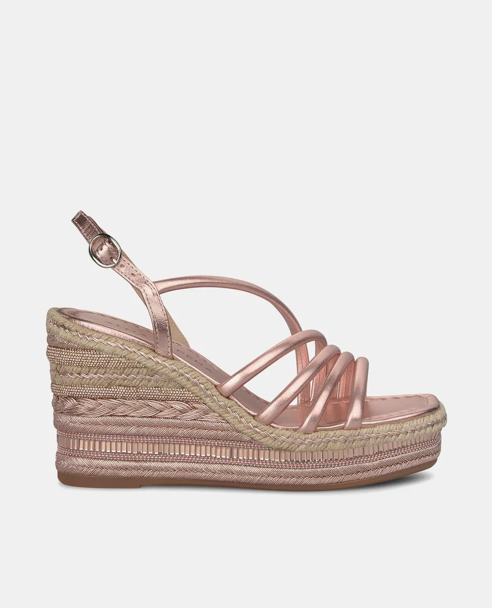 alma-en-pena-wedge-straps-damen-keilsandalen-rosa-glitzer-9-5cm image 1