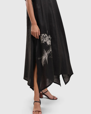 alembika-summer-rose-maxi-dress-black-leinen-maxikleid image 7