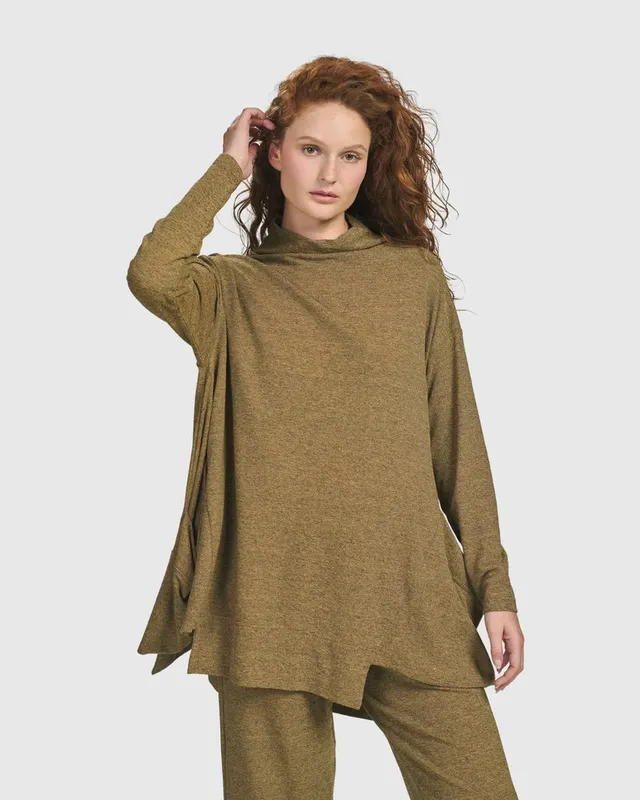 alembika-essential-trapeze-top-honey-strick-tunika image 1