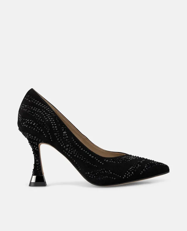 alma-en-pena-high-shoe-with-rhinestone-detail-pumps-schwarz-9-cm image 1