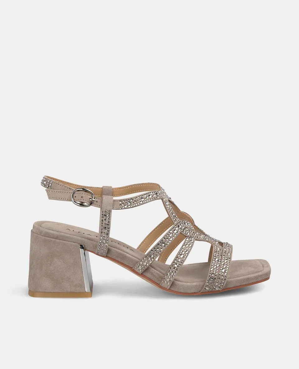 alma-en-pena-sandal-with-square-heel-strass-sandale-grau-6-cm image 1