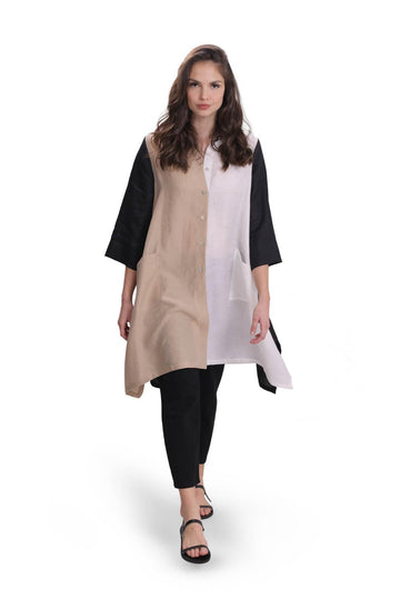 alembika-colorblock-tunika-hemd-leinenhemd image 3