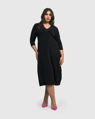 alembika-villanelle-cocoon-kleid-schwarz image 5