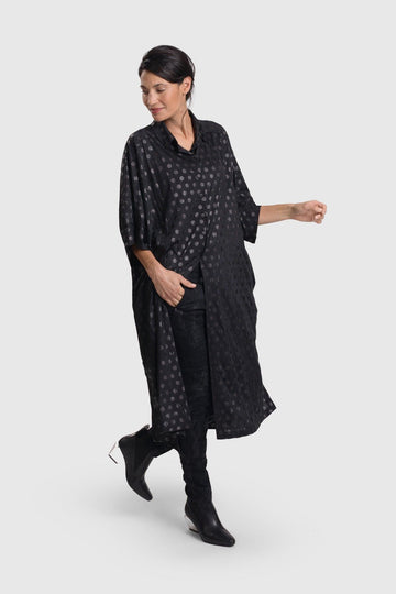 alembika-circles-tunika-shirtkleid-schwarz image 2