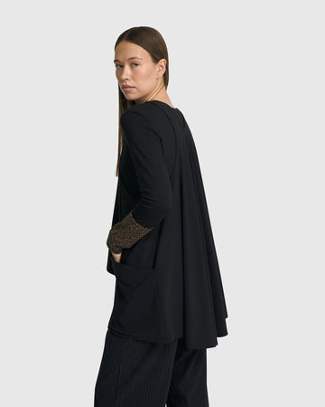alembika-shelley-apron-top-schwarz image 2