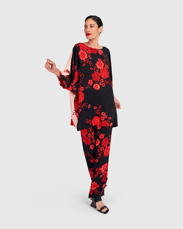 alembika-day-night-tunik-schwarz-rot-peony image 2