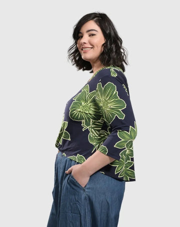 alembika-kona-crop-cardigan-jacke-royal-gr-n-damen-kurzjacke image 6