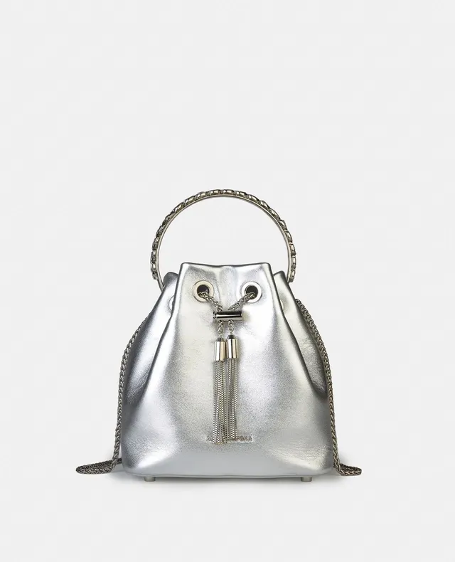 alma-en-pena-bowler-bag-silber-mit-anh-nger image 1