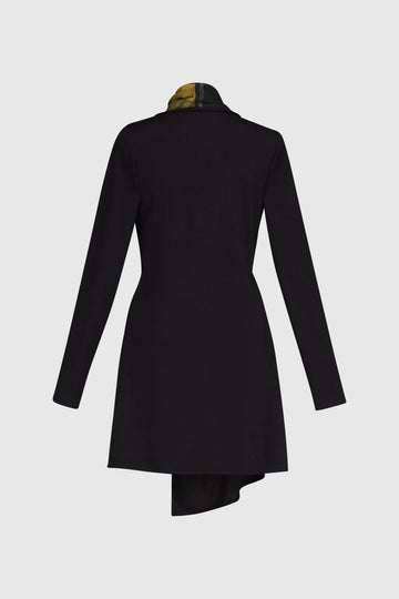 alembika-plaid-wrap-tunika-jacke-aj422p-plaid-schwarz-gold-gr-n image 6