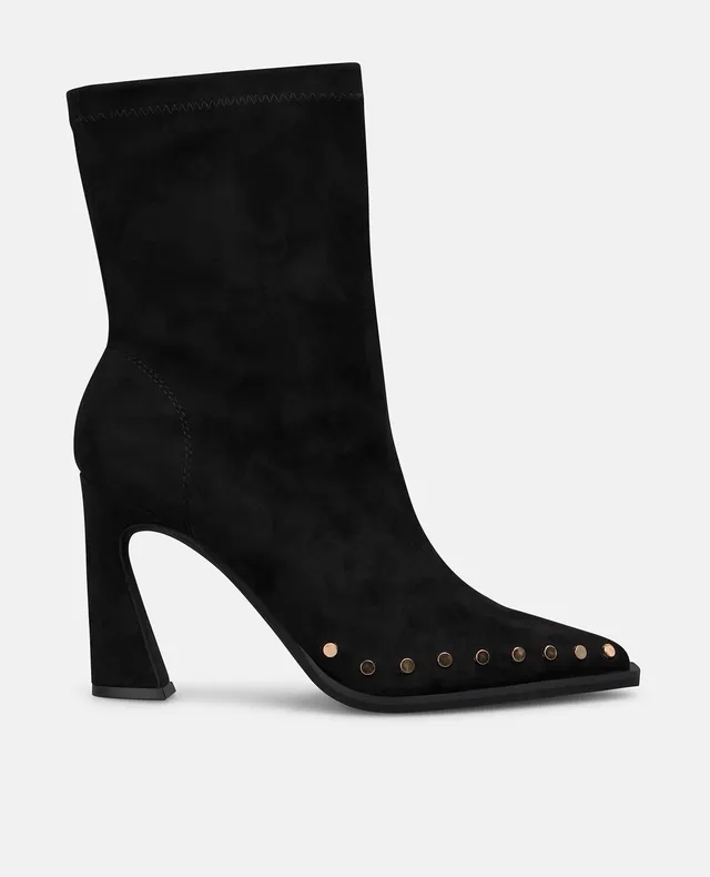 alma-en-pena-lycra-stiefeletten-spitz-mit-rei-verschluss-schwarz image 1