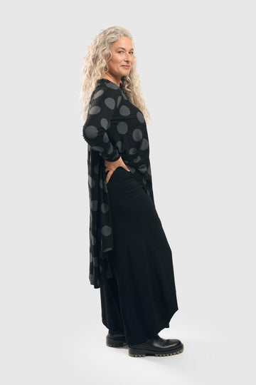 alembika-dot-hi-lo-top-shirt-grau-schwarz image 3