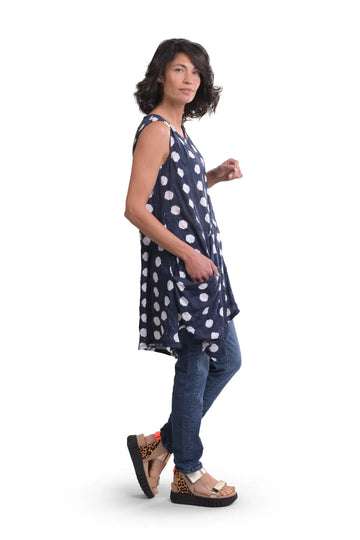 alembika-spark-crinkle-tunika-top-navy image 3