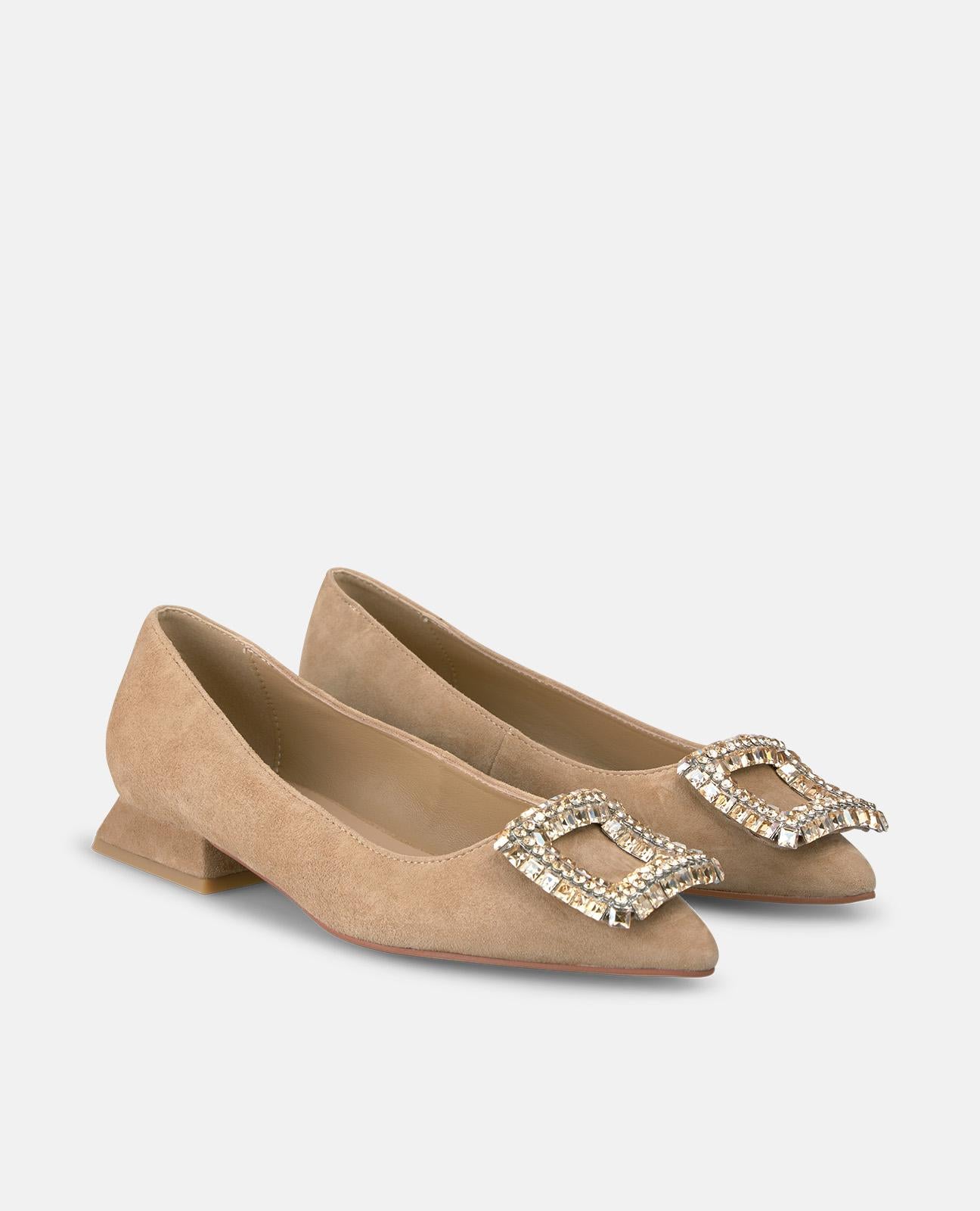 alma-en-pena-ballerina-camel-mit-strass-ornament-spitze-2-cm image 2
