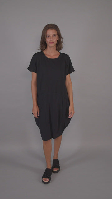 alembika-tekbika-cocoon-kleid-td907b-schwarz image 3