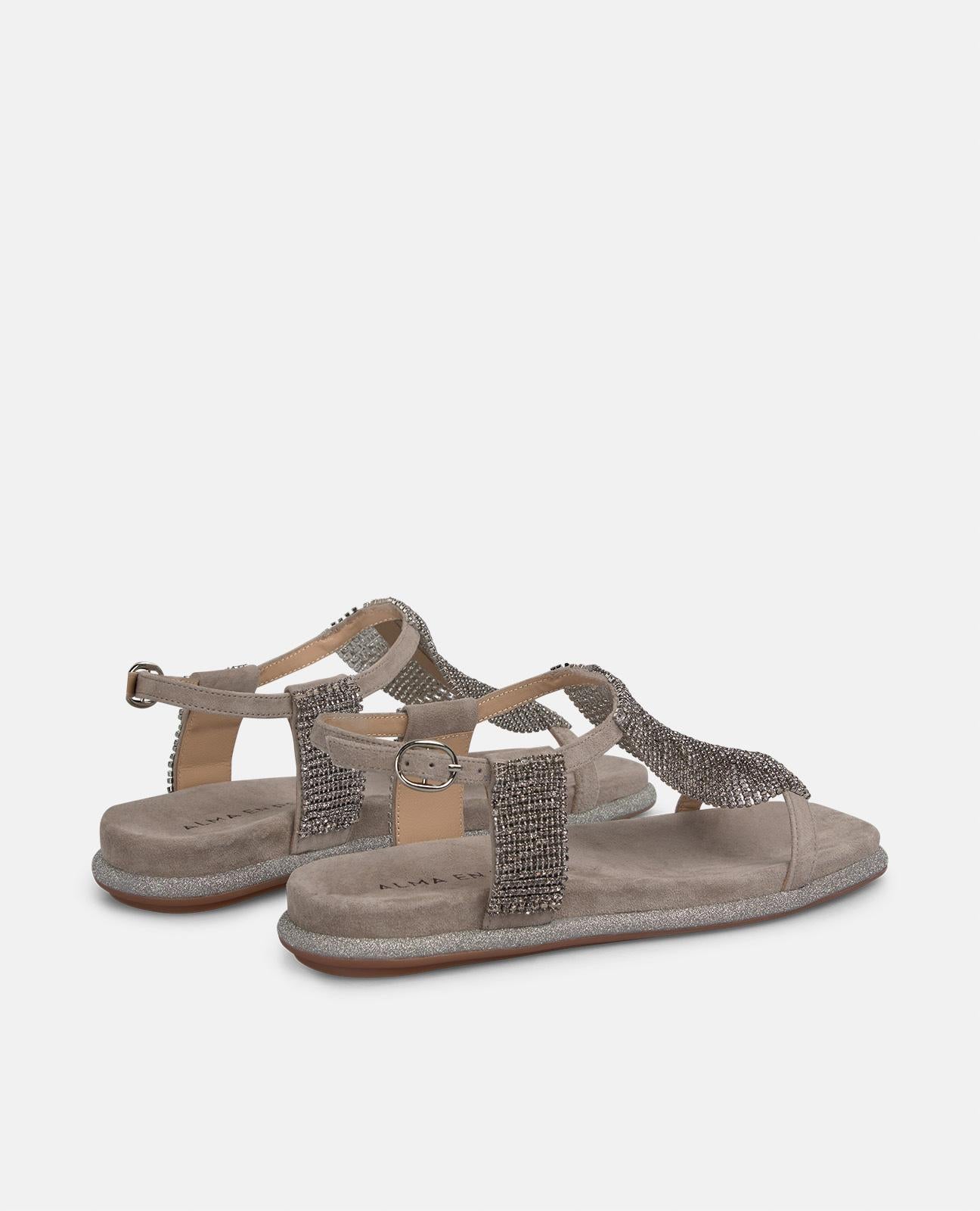 alma-en-pena-flat-sandal-with-rhinestones-flache-netz-sandale-grau image 3