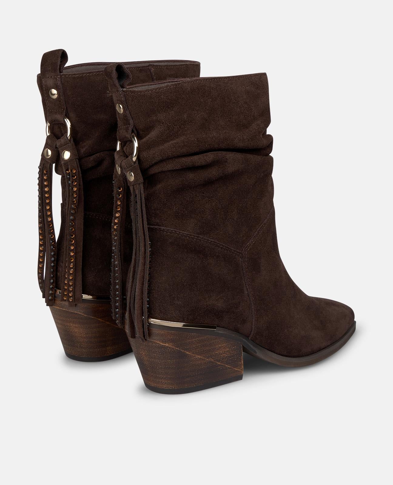alma-en-pena-stiefelette-braun-suede-fransen-blockabsatz-6-5-cm image 3