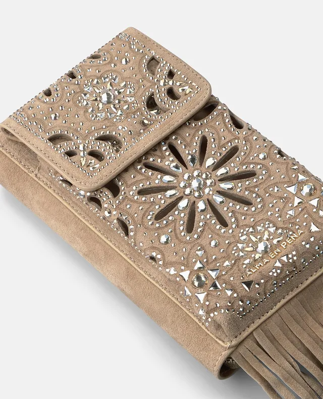alma-en-pena-natalia-fringed-damen-clutch-leder-arena-mit-fransen image 1