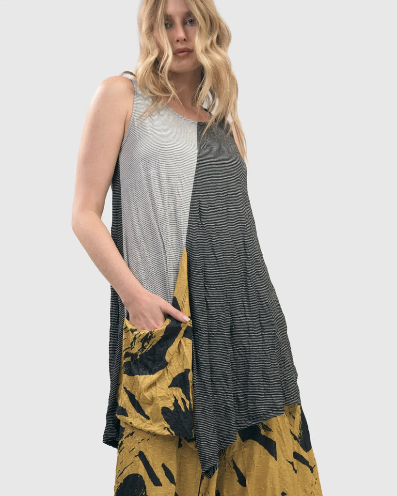 alembika-kia-crinkle-tunic-top-yellow-rmellose-tunika image 1